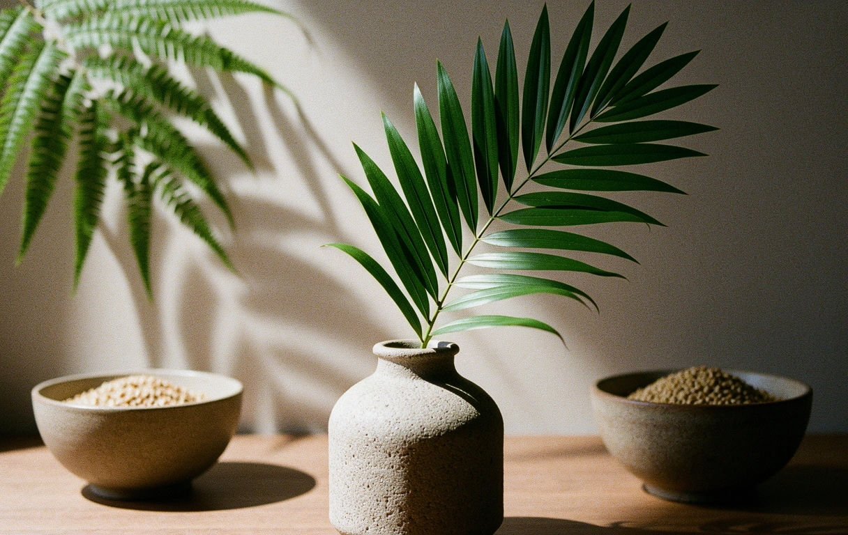 Botanical detail representing growth and clarity